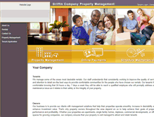 Tablet Screenshot of griffin.propertyware.com