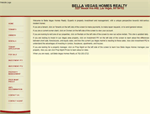 Tablet Screenshot of bellavegashomesrealty.propertyware.com