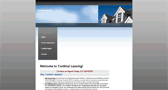 Desktop Screenshot of cardinalleasing.propertyware.com