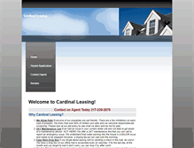 Tablet Screenshot of cardinalleasing.propertyware.com