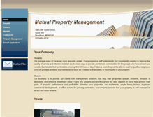 Tablet Screenshot of mutualpropertymanagement.propertyware.com
