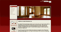 Desktop Screenshot of americashomeprogram.propertyware.com