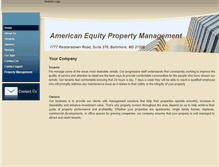 Tablet Screenshot of americanequitypropertymanagement.propertyware.com