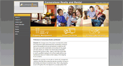 Desktop Screenshot of cornerstonerealtyandrental.propertyware.com