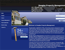 Tablet Screenshot of douglasrealtydevelopment.propertyware.com