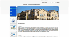 Desktop Screenshot of harrisrealtyinvestmentsinc.propertyware.com