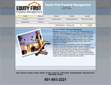 Tablet Screenshot of equityfirstpm.propertyware.com