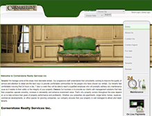 Tablet Screenshot of cornerstone.propertyware.com