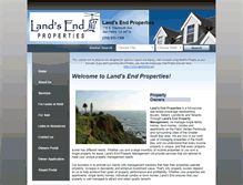 Tablet Screenshot of landsendproperties.propertyware.com